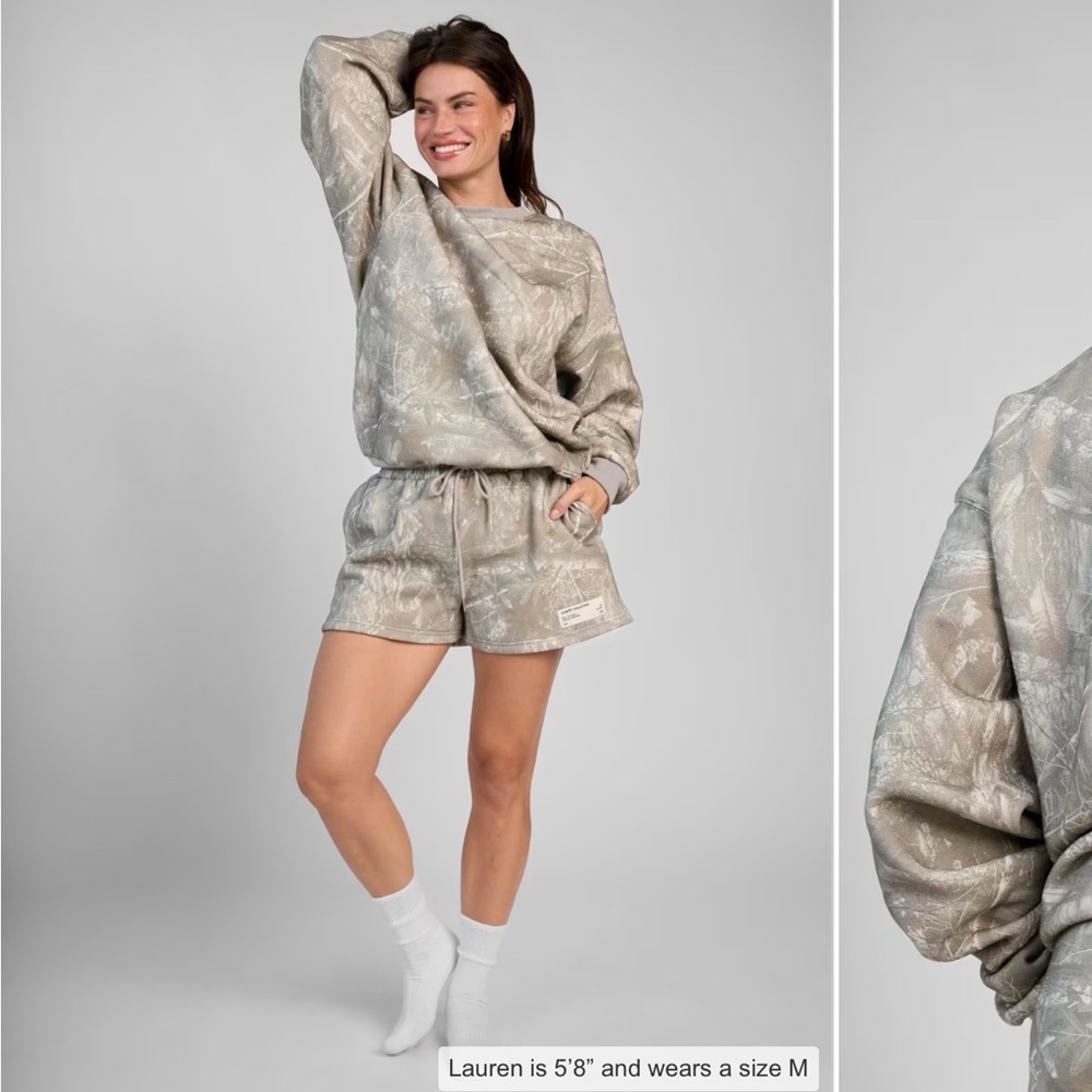 Comfrt woodland camo crewneck sweatshirt 2x